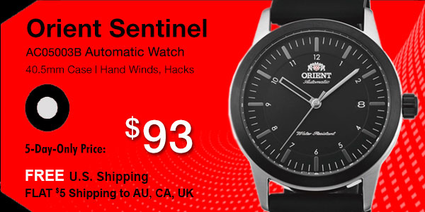 Orient Sentinel Automatic Watch 