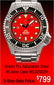 Orient Pro Saturation Diver Watch