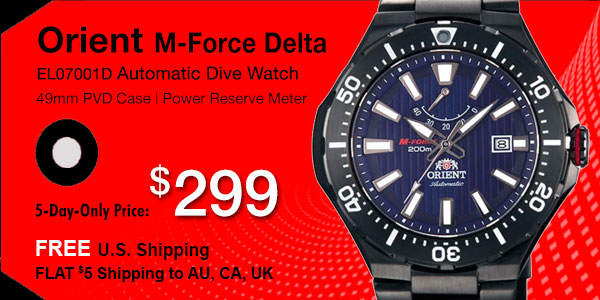 Orient M-Force Delta Automatic Dive Watch