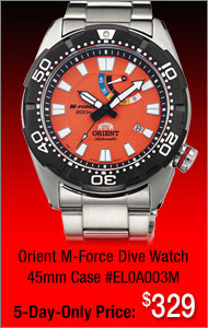 Orient M-Force Bravo Automatic Dive Watch