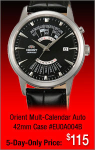 Orient Multi-Calendar Watch