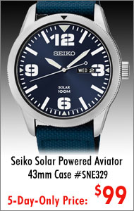 Seiko Solar Powered Watch