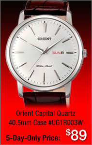 Orient Capital Quartz Watch