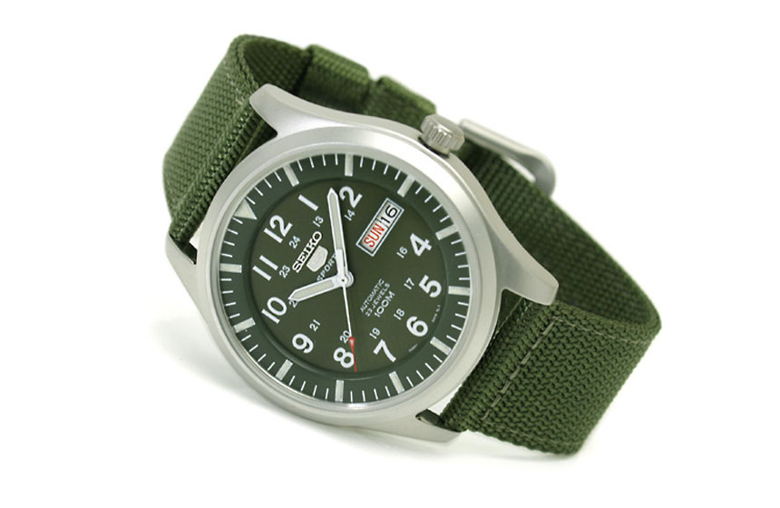 seiko snzg green